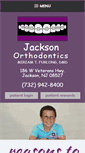 Mobile Screenshot of jacksonorthodontics.com